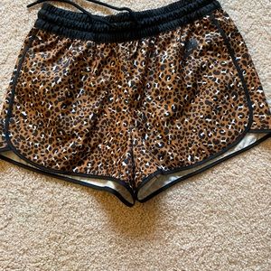 Nike leopard print running shorts